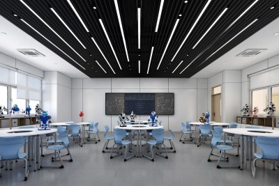 现代科创教室3D模型下载